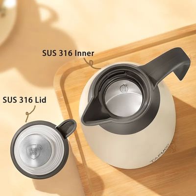 Presentes de negócios Flasca de vácuo de café quente com tampa de aço inoxidável e portátil