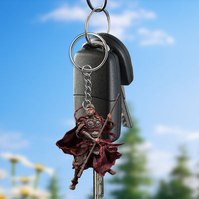 Eco-friendly Wukong 2D Flat Keychain Pendente acrílico para mochila e acessórios de carro