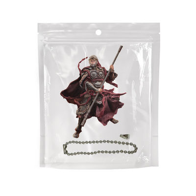 Eco-friendly Wukong 2D Flat Keychain Pendente acrílico para mochila e acessórios de carro