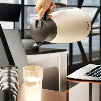 Caixinha de café e chá isolada de aço inoxidável