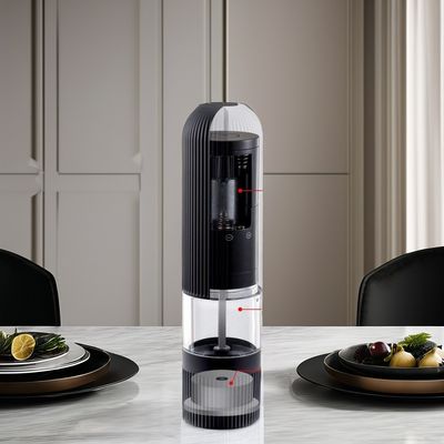 Conjunto de moinho de pimenta elétrico moinhos de cerâmica sustentáveis para casa e temperos sólidos