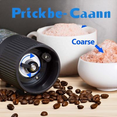 Conjunto de moinho de pimenta elétrico moinhos de cerâmica sustentáveis para casa e temperos sólidos