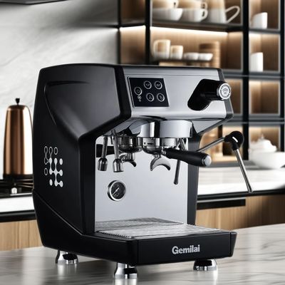 Máquina de café semi-automática com cheiro de brandy tipo vidro e conectividade Bluetooth