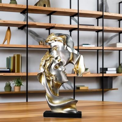 Decoração de escritório Moderno Luxo Pensador Estátua de Bambu Resina Artesanato Criativo Estilo Art Déco
