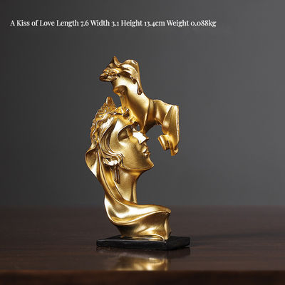 Decoração de escritório Moderno Luxo Pensador Estátua de Bambu Resina Artesanato Criativo Estilo Art Déco