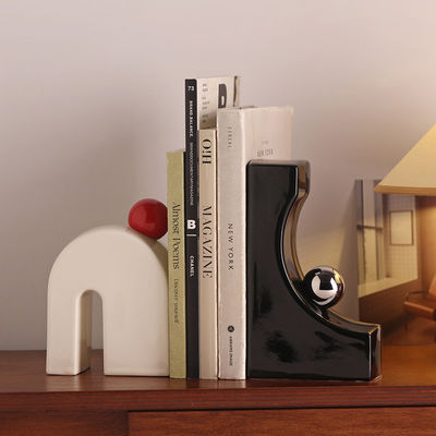 Livros de cerâmica de cores personalizadas Design elegante para bibliotecas domésticas sofisticadas