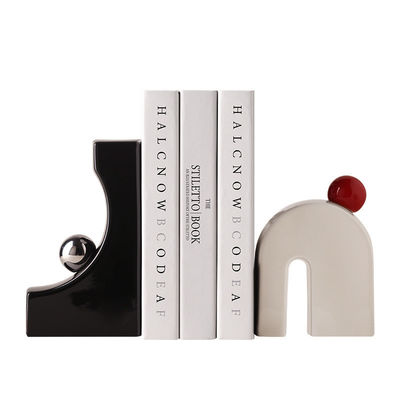 Livros de cerâmica de cores personalizadas Design elegante para bibliotecas domésticas sofisticadas