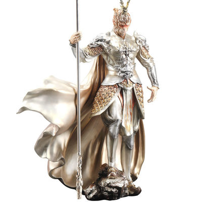 Ornamentações Mitologia Negra Wukong Golden Hoop Desktop Figure Monkey King vs. Buda TV Cabinet Decor