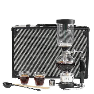 304 Plunger de aço inoxidável máquina de café de vidro portátil máquina de café francesa sustentável