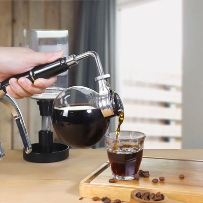 304 Plunger de aço inoxidável máquina de café de vidro portátil máquina de café francesa sustentável