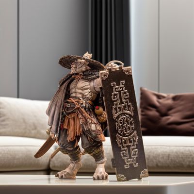 Dimensão personalizada Maestro União 1/12 Escala Furay Planet Blade Master Weng Tiger Action Figure Edição Branca
