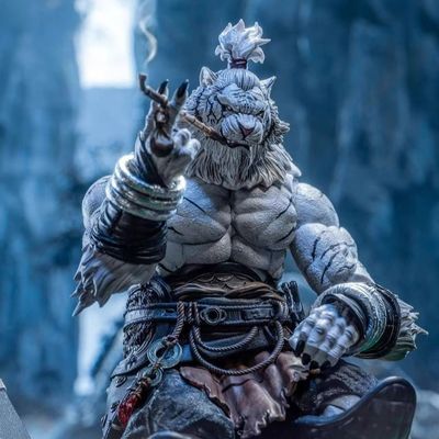 Maestro União Furay Planeta Série 1/12 Escala Figura de Ação Weng Tiger Versão Branca Resina Contemporânea Maestro Formato Outro