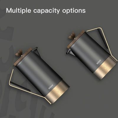 Manopla de aço inoxidável 300ml Set de taça de café com fundo de metal personalizado