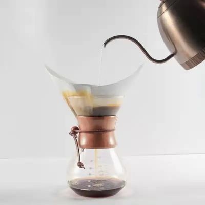 All-in-one 800ml Glass Drip Coffee Brewer e Servidor com Chaleira de Aço Inoxidável