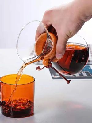 All-in-one 800ml Glass Drip Coffee Brewer e Servidor com Chaleira de Aço Inoxidável