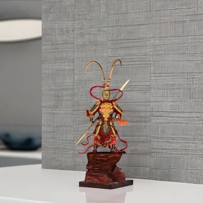 Resina 3D Black Myth Monkey King-Sun Wukong Golden Hoop Figure para design contemporâneo