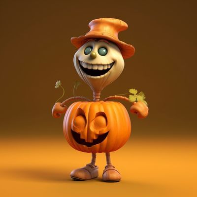 Ornamento de abóbora acrílica de resina personalizado 2024 Primeira escolha para decoração de Halloween