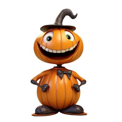 Ornamento de abóbora acrílica de resina personalizado 2024 Primeira escolha para decoração de Halloween