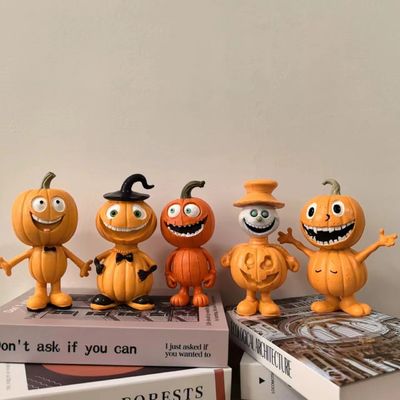 Ornamento de abóbora acrílica de resina personalizado 2024 Primeira escolha para decoração de Halloween