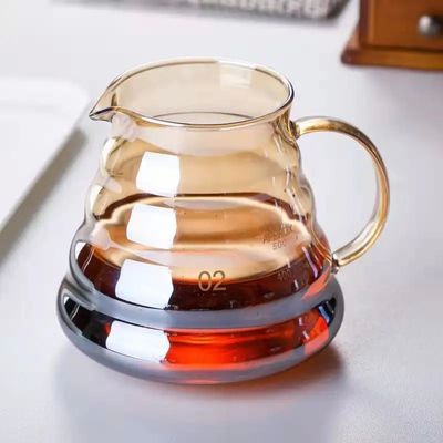 Ferramentas de café e chá Tipo de pote de café Conjunto de servidor de vidro portátil para acampamento e viagens