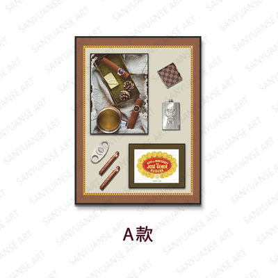 Pintura de charutos 3D artística moderna Simulação detalhada de murais para interiores