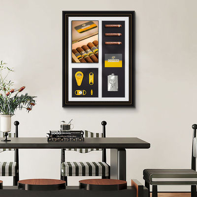 Pintura artística de charutos em 3D de estilo pós-moderno perfeita para cafés e restaurantes
