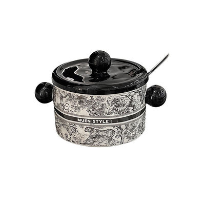 Rotundidade Nordic Luxury Ceramic Earbow Set com Microondas para negócios