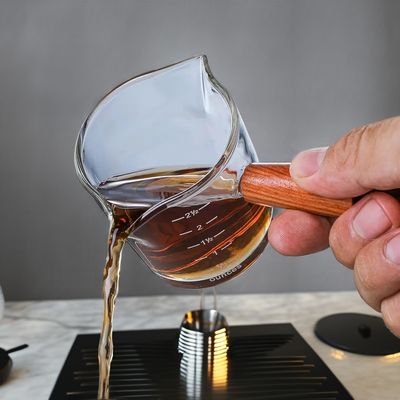 15 Dias Tempo de Produção Tubarão de vidro com boca dupla para bebidas quentes