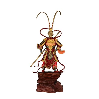 Conjunto de figuras de resina 3D de personagens de quatro grandes romances clássicos