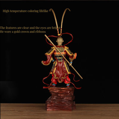 Conjunto de figuras de resina 3D de personagens de quatro grandes romances clássicos