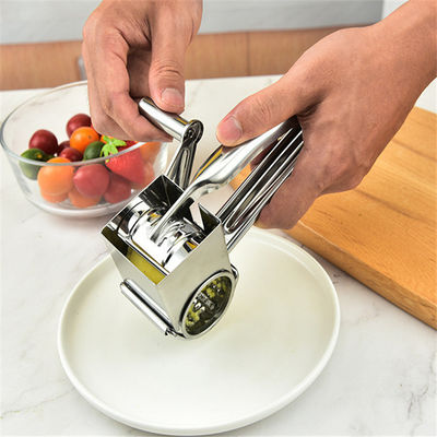 Grateira rotativa de cobre de tipo metal para fácil trituração de queijo e nozes em cozinhas domésticas