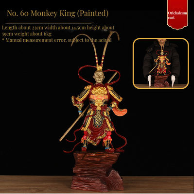 Conjunto de figuras de resina 3D de personagens de quatro grandes romances clássicos