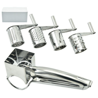 Grateira rotativa de cobre de tipo metal para fácil trituração de queijo e nozes em cozinhas domésticas