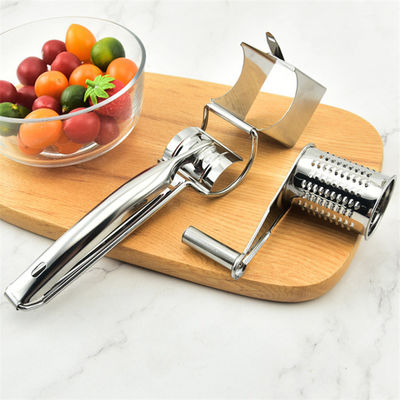 Grateira rotativa de cobre de tipo metal para fácil trituração de queijo e nozes em cozinhas domésticas
