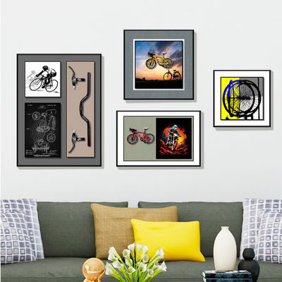 Decoração de parede de sala de estar criativa Blocos de construção de porcelana de cristal 3D com função de pendurar