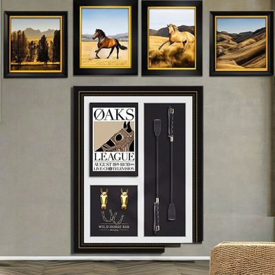 Pacote de uma peça European Equestrian 3D Mural para sala de estar decoração de entrada