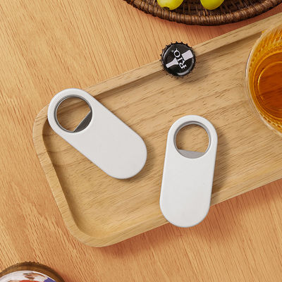 Logotipo personalizável de aço inoxidável Magnético abre garrafas para cozinhas domésticas