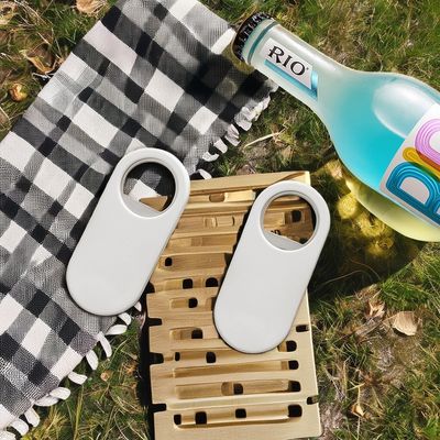 Abridor de garrafas de vinho de aço inoxidável magnético com design simples