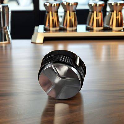 51mm/53mm de aço inoxidável e madeira de nozes manipulador de café para Barista ferramenta portátil de expresso