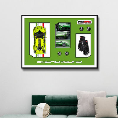 Estilo de pendurar elétrico para 4S Concessionária de automóveis Decoração de fundo Mural de parede de vidro de cristal