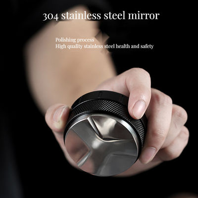 Alturas ajustáveis Espresso Tamper com base de aço inoxidável e ferramenta Barista portátil