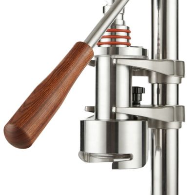 Máquina de café caseira com logotipo de laser preto Espresso Barista Ferramentas e manômetro de pressão