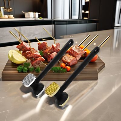 Logotipo personalizado aceito cozinha deve ter carne tenderizer martelo para os amantes de bife