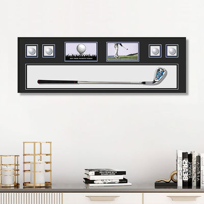 Pintura de cristal contemporânea de vidro de golfe de natureza morta Arte mural para sala de estar quarto