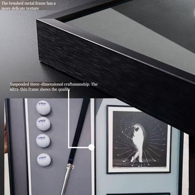 Pintura de cristal contemporânea de vidro de golfe de natureza morta Arte mural para sala de estar quarto