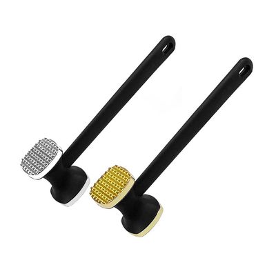 Ferramentas de carne de aves de capoeira de liga de zinco de dois lados Maça de carne para amolecer bife e peru