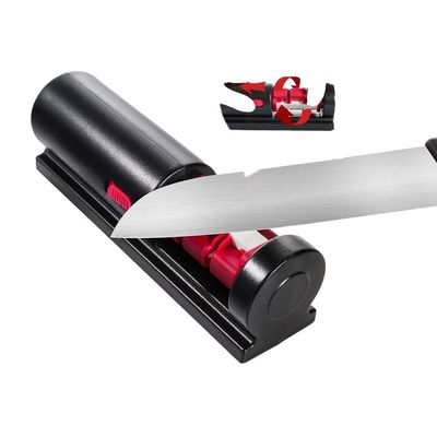 Aguçador de faca de aço para cozinha em casa Multifuncional 4-em-1 Design de diamante cerâmico