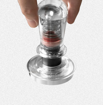 Constante Força de Ensino de Pó Bowl 58mm Transparente Espresso Tamper Set para cozinha