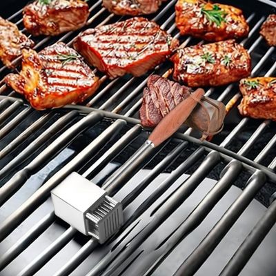 Descongelamento de bifes e aves de capoeira feito mais fácil com o suavizador de carne de aço inoxidável de 36 lâminas