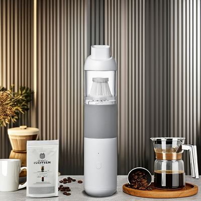 Limpador de café em pó de escritório recarregável e pequeno, ecológico, para limpeza de balcões